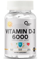 Optimum System Vitamin D-3 6000